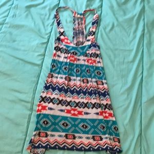 Tribal print tank top